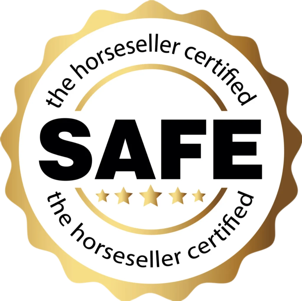 Pieczęć SAFE — sprawdzone konie islandzkie od TheHorseSeller
